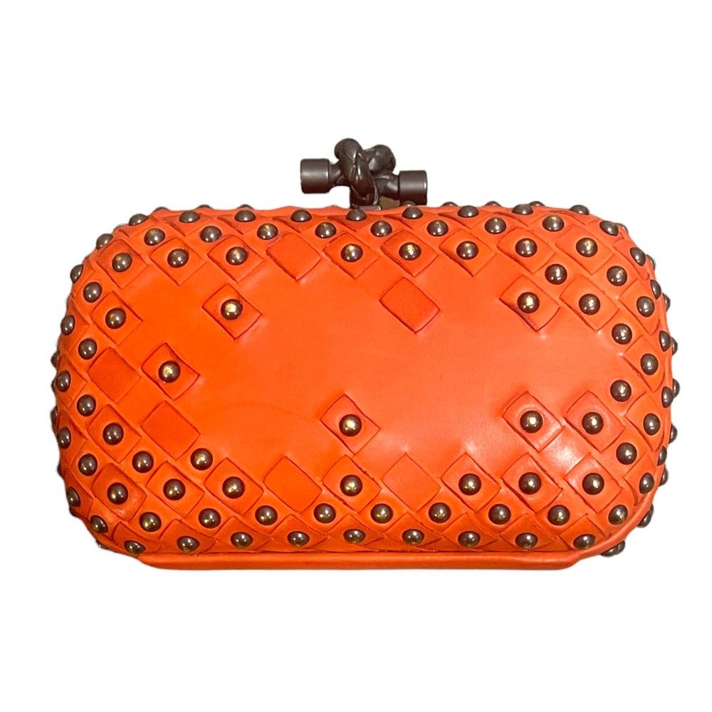 💎💎 HP 💎💎💎 Bottega Veneta Intrecciato Bruciato Knot Clutch - Picture 8 of 15